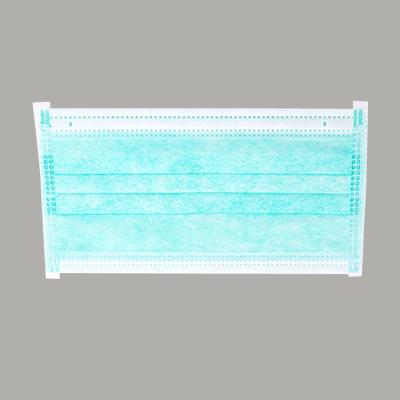 China Children 70% Filter Nonwoven Ear Hook Blue 3 Layer Disposable Adult Face Mask for sale