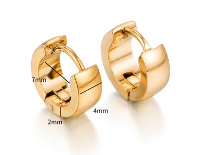 China Casual/Sporty Border Special Titanium Men and Women Stainless Steel Stud Earrings Fashion Stud Earrings for sale