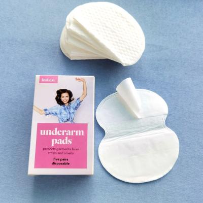 China Antiperspirant 20 24 30 Sweat Absorbent Self Adhesive Armpit Pads Disposable Anti Armpit Sweat Pads Clothing 50pcs for sale