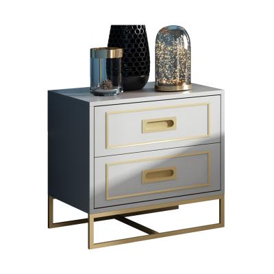 China Economical and practical lightweight luxury contracted modern nightstand for sale