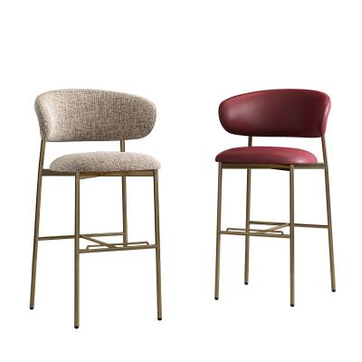 China Other Models Bar Chairs Light Luxury Modern Minimalist Home Combination Designer Bar Stools High Bar Chairs Front Desk Chairs for sale