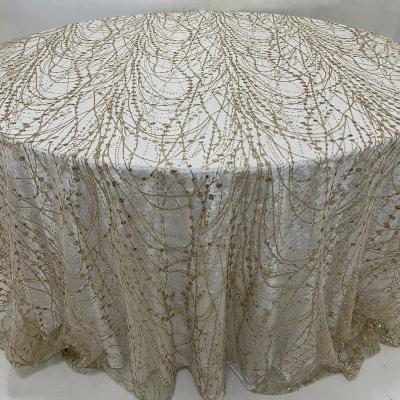 China TC242 Fancy Christmas Tablecloth Factory 6ft Tablecloth for sale