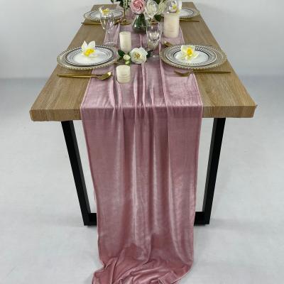 China TR039 Chinese plain table runner dining table mat runners fall table runner for sale