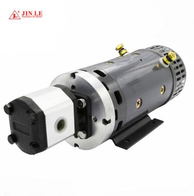 China 24V 4KW drip proof dc motor with gear pump as one unit for sale