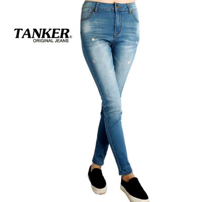 China SWEET SUPERB JUNIOR LADIES SKINNY JEANS BREATHABLE MID-RISE for sale