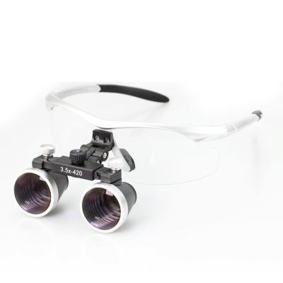 China Hot Selling 3.5X Inspection 3.5X Surgery Binocular Adjustable Dental Magnifying Glass Dental Lenses for sale