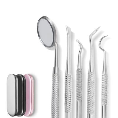 China Dental Associates Oral Teeth Cleaning And Filling Equipment Dental Instruments 6pcs Dental Care Kit for sale