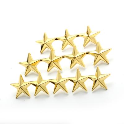 China factory cheap Pin Badge Metal Safety Lapel Pin Badge Star Shaped Custom 3D Metal Badge for sale