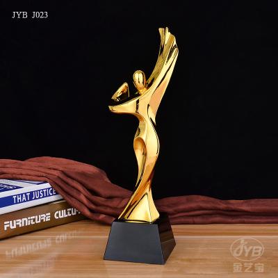 China Custom Europe Souvenir Resin Trophy , Crystal Base Awards And Trophies for sale