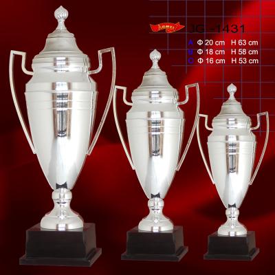 China High Quality Europe Silver Trophy Regional Feature Silver Metal Trophy Cup for sale