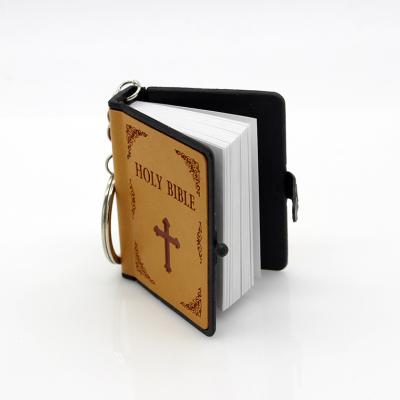 China Mini Cross Pendant Religious Custom Bible Gifts Promotional / Souvenirs Bible Key Chain for sale