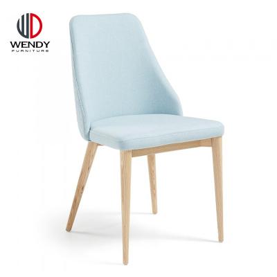 China Modern Comfortable New Design Dining Chair With Metal Transfer Frame for sale