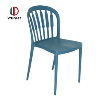 China Modern dark blue color garden using pp plastic chair for sale