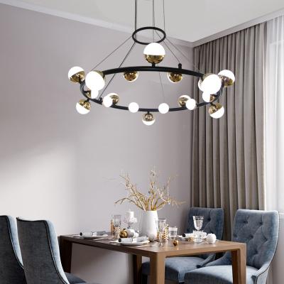 China Newest Innovation Residential Luxury Modern Decorative Room Home Indoor Delicate Led Chandelier for sale