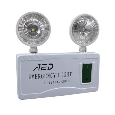 China 3w Fire Protection Dual Emergency Floodlight With Rechargeable Battery Backup for sale