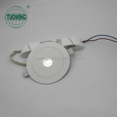 China 3W Emergency Spotlight Emergency Recessed Downlight for sale