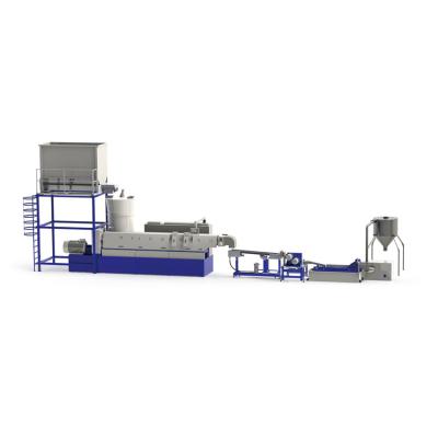 China Hotels PURUI PET Bottle Flakes Plastic Scraps Pelletizing Granulating Line for sale