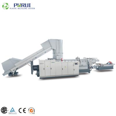 China Bucket Recycling Granulator Plastic Pelletizing Machine For PE/PET/PP Laminated Film for sale