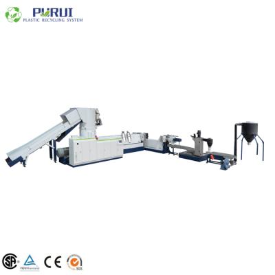 China PURUI PE/PP Waste Film Recycling Machine For Plastic Waste PP PE Package Film / Raffia Bag for sale