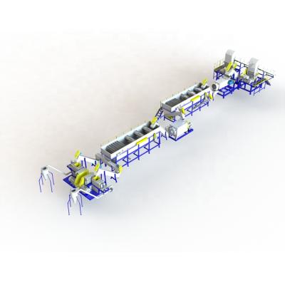 China Household Garbage Bucket/Used PE/PP Film Plastic Washing Line Recycling Machine Manufacturer Factory for sale