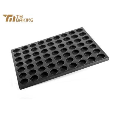 China Sustainable Aluminum Non-Stick Custom Tray Mini Cake Baking Molds Muffin Cake Molds for sale