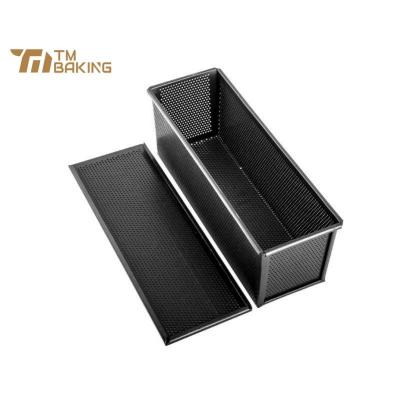 China Metal Kitchen Bakeware Rectangle Bread Toast Mold Sustainable Aluminum Pan Loaf Baking Pans Baking Tray for sale