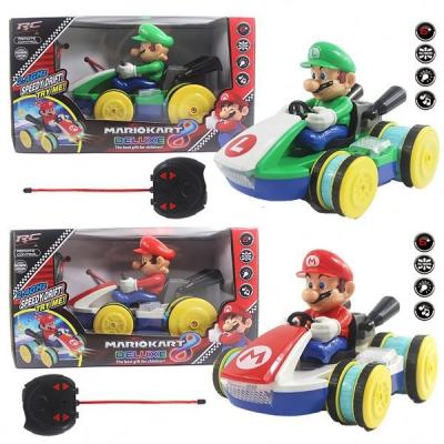 China Hot Cartoon Toy New Trendy OEM Luigi Nintendo Toys Products For Boy Gift Mario Figure Super Mario Mario RC Car for sale