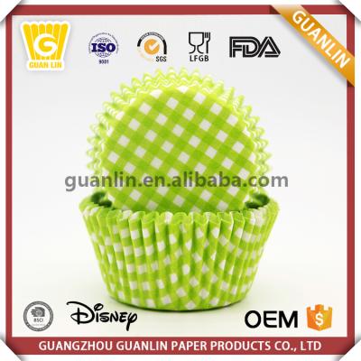 China Professional Guanlin Oil Proof Cupcake Disposable Eco-friendly Wedding Paper Baking Cups for sale