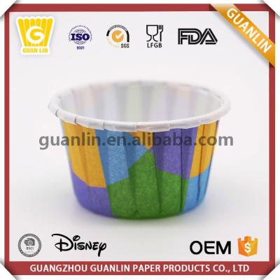 China Disposable Top Selling High Quality 210gsm Colorful Cupcake PE Coated Paper Baking Cups for sale