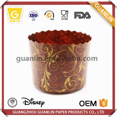 China Disposable Hot Sale Custom Round Parchment Cake Guanlin Paper Baking Mold For Cupcakes for sale