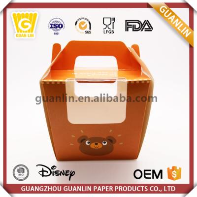 China 110gsm PET Coated Paper New Products 110gsm Decorative Food Packaging PET Coated Giant Clear Cupcake Paper Box for sale