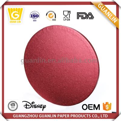 China Custom Size Food Guangzhou Factory Wholesale Red Wine Mini Cake Boards for sale