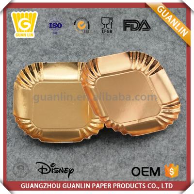 China China Factory Wholesale Christmas Disposable Custom Printed Disposable Paper Plates for sale