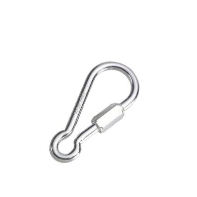 China High Quality Carabiner Spring Retail Industry Galvanized Iron Snap Hook for sale