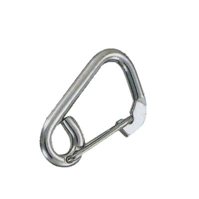 China Snap Spring Retail Industry D Type Aluminum Carabiner Hook for sale