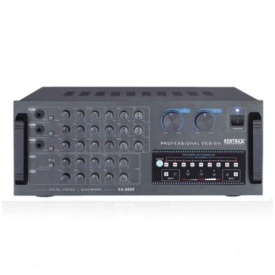 China Factory Wholesale Karaoke Home Stereo Professional Power Mixer Box King Digital Amplifier With 430*350*170mm Remote Control for sale