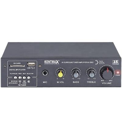 China Iron Panel Integrated USB/BT/FM Home High End Audio Amplifier for sale