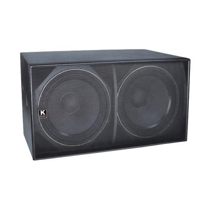 China Mini Premium Quality Double 18 Inch Big Bass Subwoofer Speakers Pro Audio Graphic Equalizer for sale