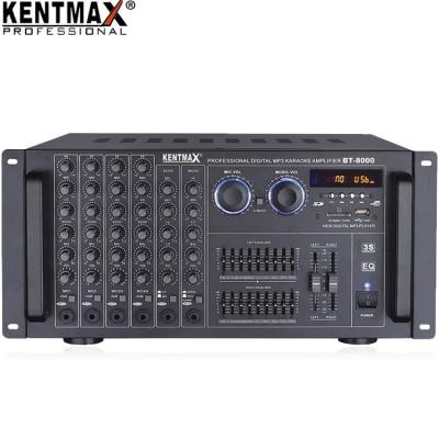 China Factory Double 9 Premium Equalizer Professional Karaoke MP3 Mixer Amplifier BT-8000 BT-8000 for sale