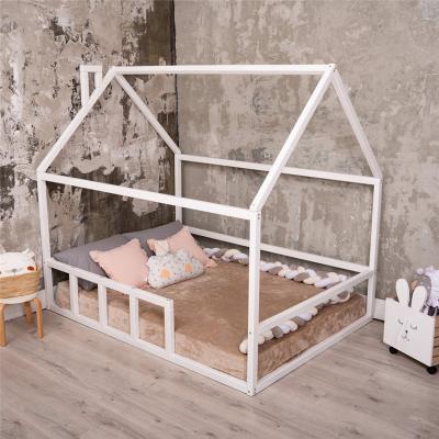 China Modern Montessori Bed Bedroom Kids Furniture Wooden Platform Bed Frame for sale