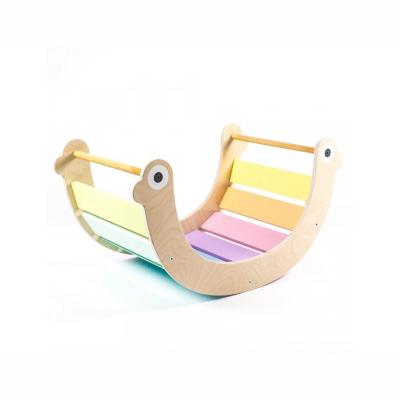 China Multifunctional Eco-Freindly Spectra Seesaw Montessori Swing Pastel Spectra Montessori Toy for sale