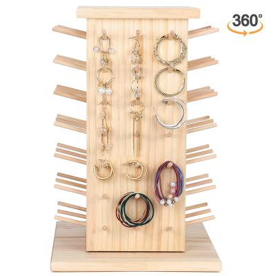 China New Modern Wooden Brothread 84 Spools 360 Degree Fully Rotating Thread Rack Holder Organizer for Sewing Quilting Embroidery for sale