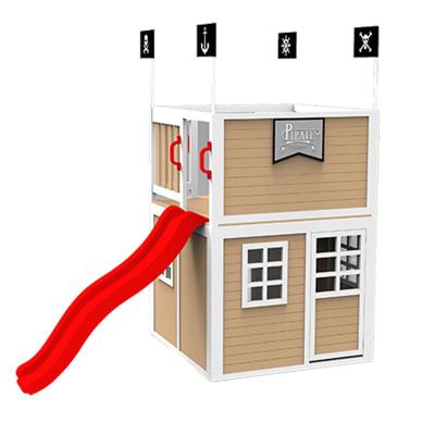 China Easily Assembled Cheap Wooden Kids Playing Equipment Children Playhouse Houses for sale