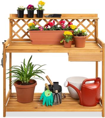 China CLASSIC Outdoor Wooden Bed Flower Pot and Vegetable Garden Planter Boxes for sale