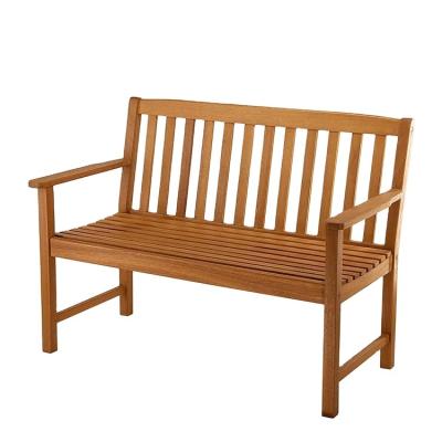 China Traditional National Outdoor Living Eucalyptus Patio Wooden Park Bench for sale