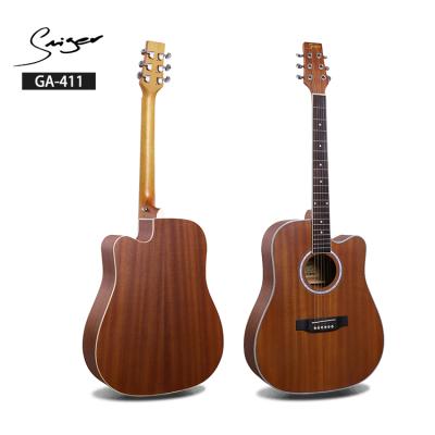 China Acoustic guitar 41 inch GA-411 electronics acoustic guitar made in china 41 inch acoustic guitar for sale