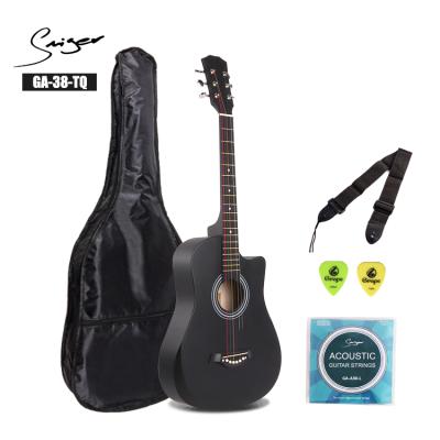 China Superb Airsonic Acoustic Guitar (Carbon Fiber Compound) GA-38-TQ Cheap Wholesale Price Beginner Carbon Fiber Acoustic Guitar for sale