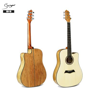 China Gutiar acoustic guitar 41 inch cutaway acoustic guitar flawless top smiger acoustic guitar for sale