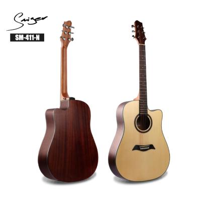 China A Flawless Chinese Factory 41in Electro Acoustic Guitar Travel Guitar Matte Kit for sale