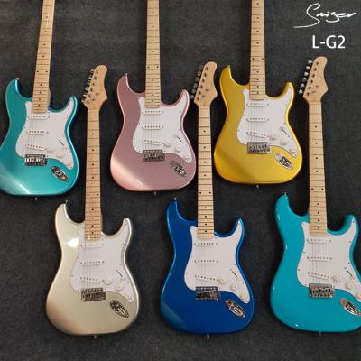 China Wholesale Alder Electric Guitar ST Handmade Electric Guitar Tetecaster Wood Set L-G2 for sale